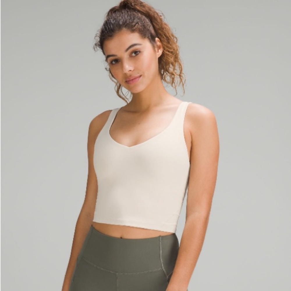 Lululemon Align Tank, white opal, 6
